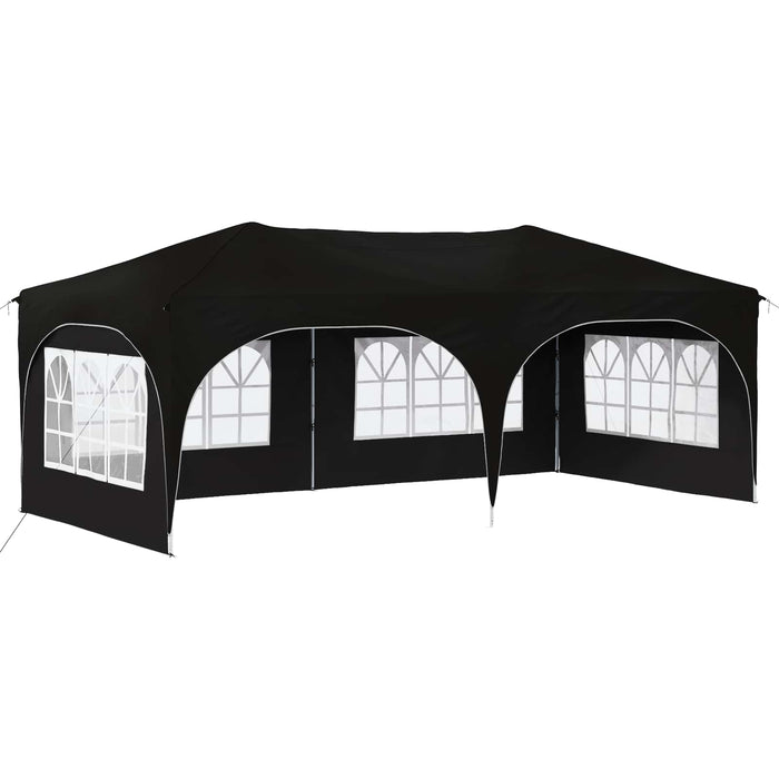 Cort de Petrecere Pop-up Negru 575 x 288 x 245 cm - WALTI WALTI