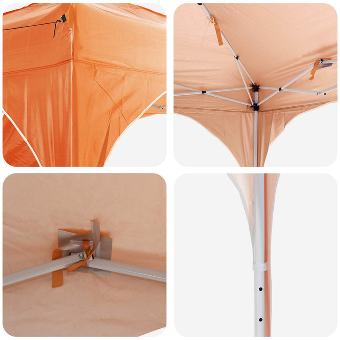 Cort de Petrecere Pop-up Portocaliu 575 x 288 x 245 cm - WALTI WALTI