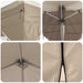 Cort de Petrecere Pop-up Crem 575 x 288 x 245 cm - WALTI WALTI