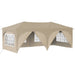 Cort de Petrecere Pop-up Crem 575 x 288 x 245 cm - WALTI WALTI