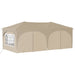 Cort de Petrecere Pop-up Crem 575 x 288 x 245 cm - WALTI WALTI