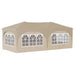 Cort de Petrecere Pop-up Crem 575 x 288 x 245 cm - WALTI WALTI