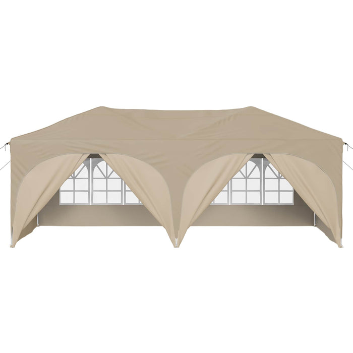 Cort de Petrecere Pop-up Crem 575 x 288 x 245 cm - WALTI WALTI