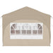 Cort de Petrecere Pop-up Crem 575 x 288 x 245 cm - WALTI WALTI