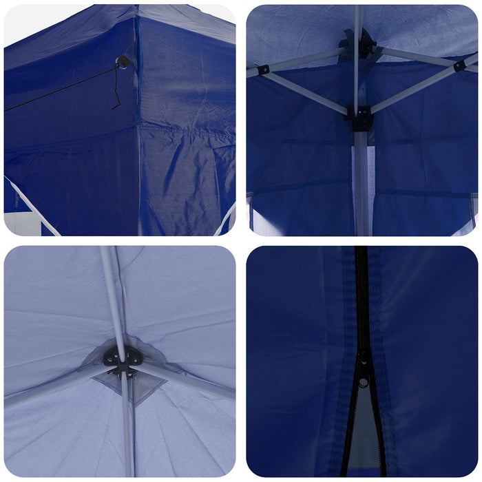 Cort de Petrecere Pop-up albastru 575 x 288 x 245 cm - WALTI WALTI