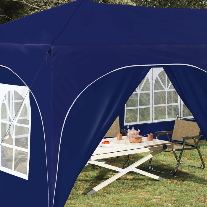 Cort de Petrecere Pop-up albastru 575 x 288 x 245 cm - WALTI WALTI