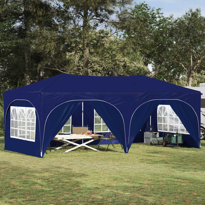 Cort de Petrecere Pop-up albastru 575 x 288 x 245 cm - WALTI WALTI
