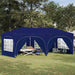Cort de Petrecere Pop-up albastru 575 x 288 x 245 cm - WALTI WALTI