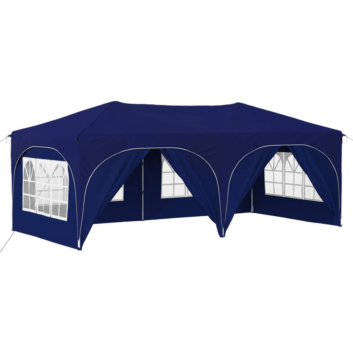 Cort de Petrecere Pop-up albastru 575 x 288 x 245 cm - WALTI WALTI