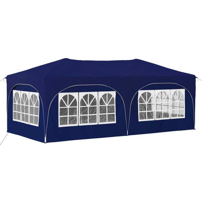 Cort de Petrecere Pop-up albastru 575 x 288 x 245 cm - WALTI WALTI