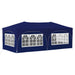 Cort de Petrecere Pop-up albastru 575 x 288 x 245 cm - WALTI WALTI
