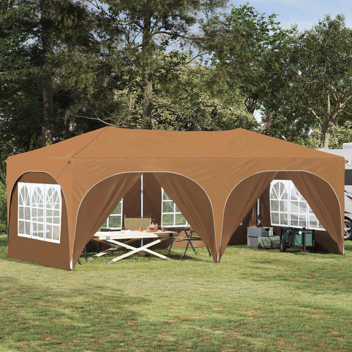 Cort de Petrecere Pop-up Bej 575 x 288 x 245 cm Material Oxford - WALTI WALTI