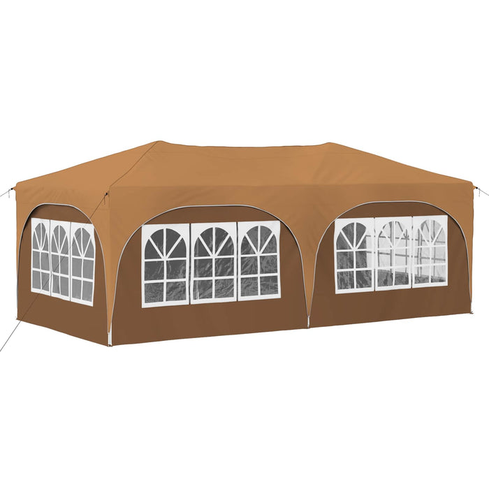 Cort de Petrecere Pop-up Bej 575 x 288 x 245 cm Material Oxford - WALTI WALTI