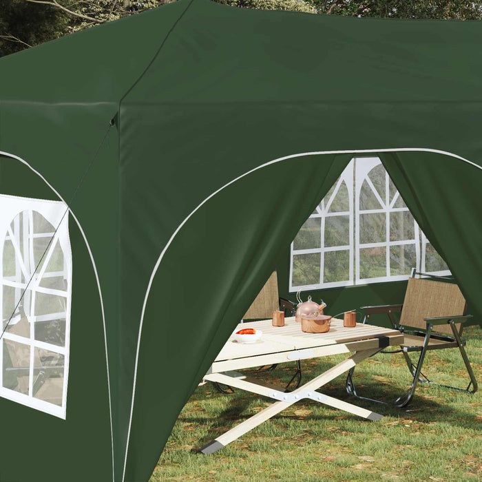 Cort de Petrecere Pop-up Verde 575 x 288 x 245 cm - WALTI WALTI