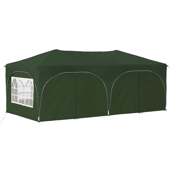 Cort de Petrecere Pop-up Verde 575 x 288 x 245 cm - WALTI WALTI