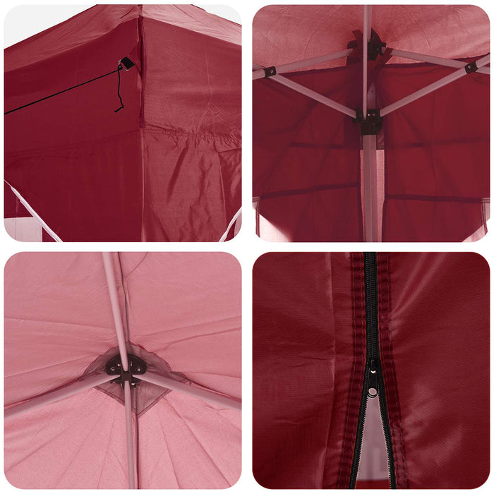 Cort de Petrecere Pop-up Burgundy 575 x 288 x 245 cm - WALTI WALTI