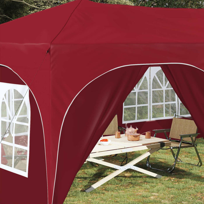 Cort de Petrecere Pop-up Burgundy 575 x 288 x 245 cm - WALTI WALTI