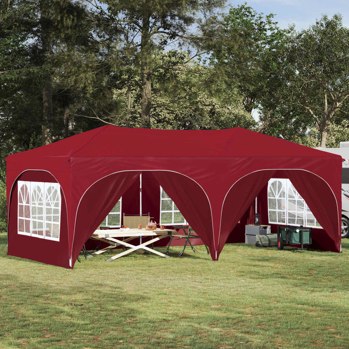 Cort de Petrecere Pop-up Burgundy 575 x 288 x 245 cm - WALTI WALTI