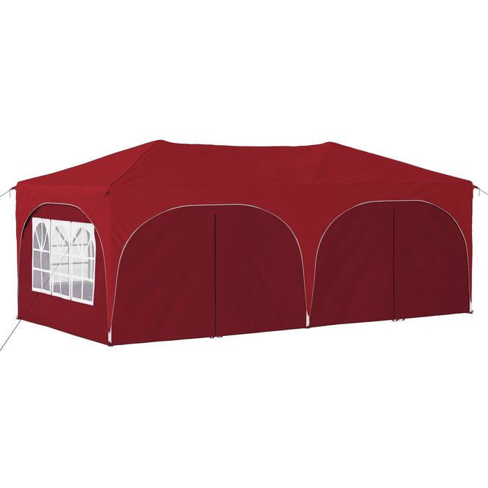 Cort de Petrecere Pop-up Burgundy 575 x 288 x 245 cm - WALTI WALTI