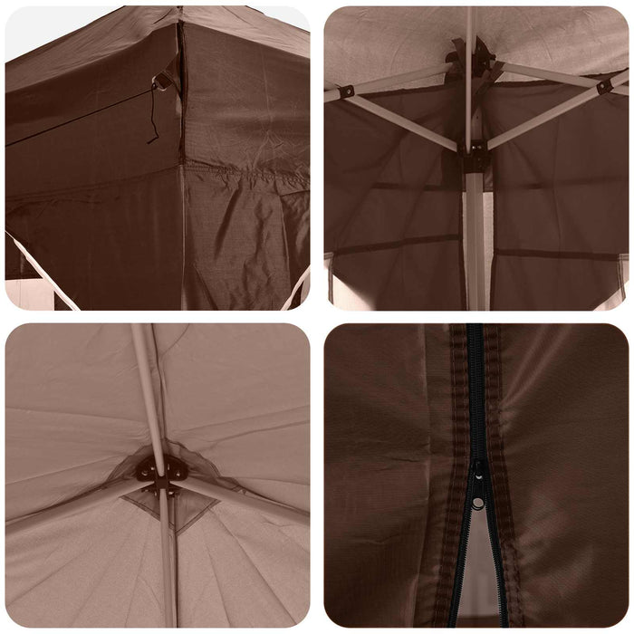 Cort de Petrecere Pop-up Maro 575 x 288 x 245 cm - WALTI WALTI