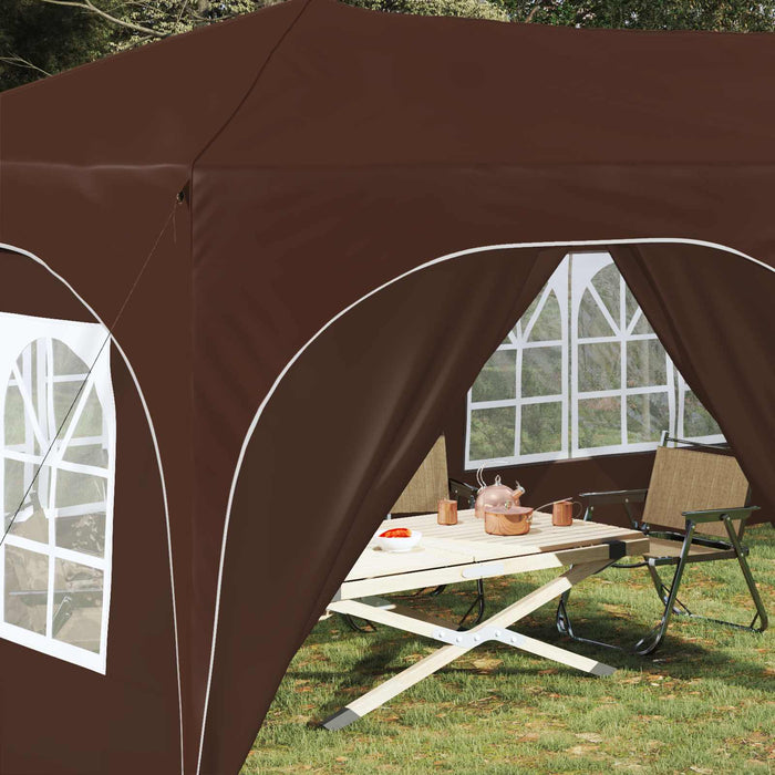 Cort de Petrecere Pop-up Maro 575 x 288 x 245 cm - WALTI WALTI