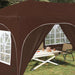 Cort de Petrecere Pop-up Maro 575 x 288 x 245 cm - WALTI WALTI