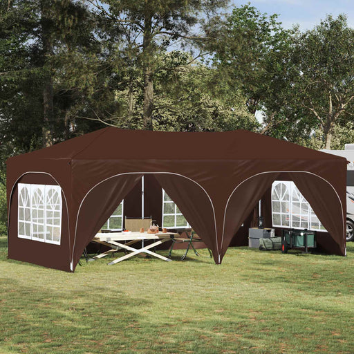 Cort de Petrecere Pop-up Maro 575 x 288 x 245 cm - WALTI WALTI