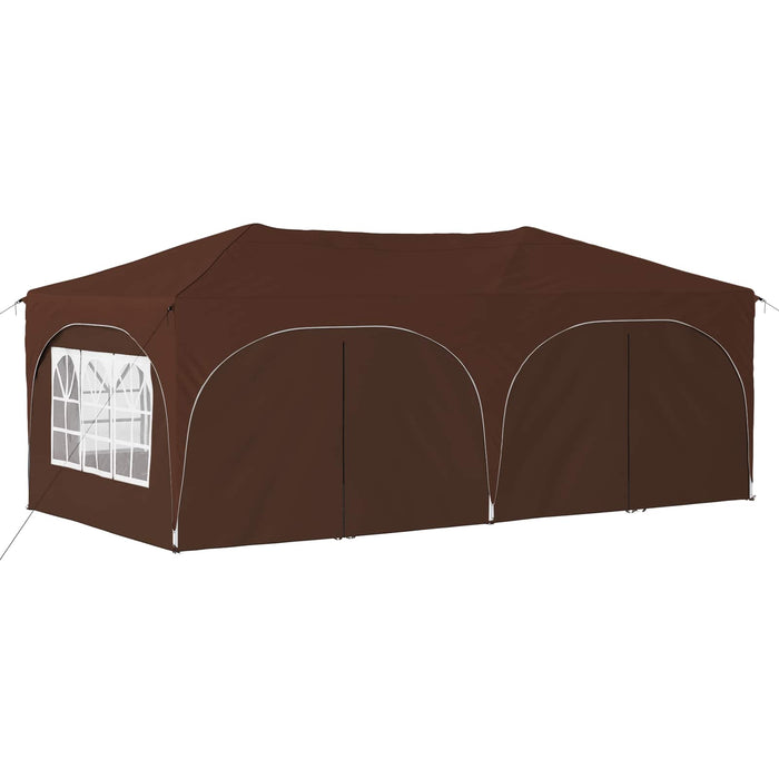 Cort de Petrecere Pop-up Maro 575 x 288 x 245 cm - WALTI WALTI