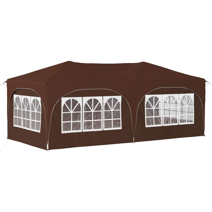 Cort de Petrecere Pop-up Maro 575 x 288 x 245 cm - WALTI WALTI