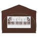 Cort de Petrecere Pop-up Maro 575 x 288 x 245 cm - WALTI WALTI