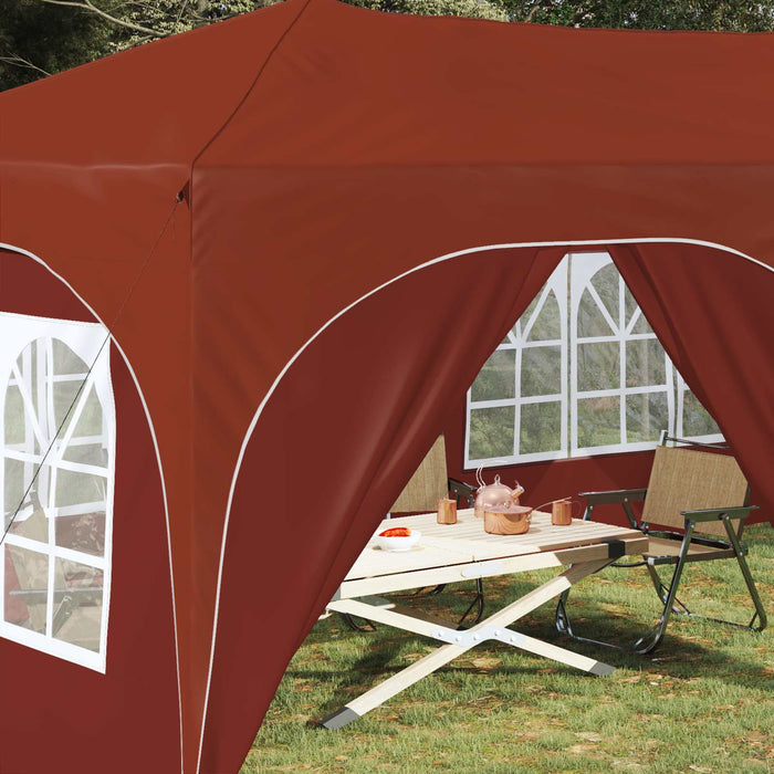 Cort de Petrecere Pop-up Terracota 575 x 288 x 245 cm - WALTI WALTI