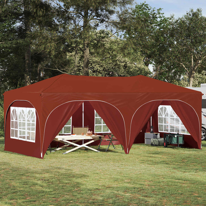 Cort de Petrecere Pop-up Terracota 575 x 288 x 245 cm - WALTI WALTI