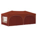 Cort de Petrecere Pop-up Terracota 575 x 288 x 245 cm - WALTI WALTI