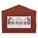 Cort de Petrecere Pop-up Terracota 575 x 288 x 245 cm - WALTI WALTI