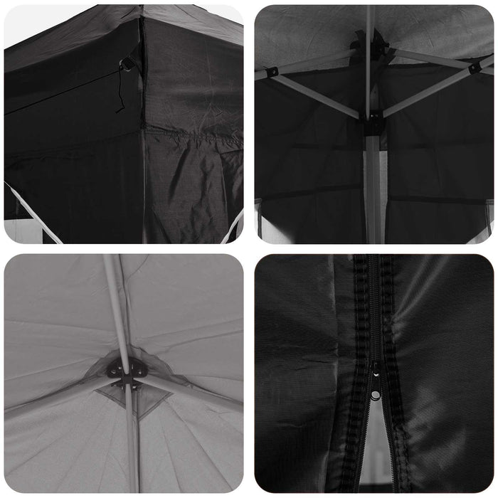 Cort de Petrecere Pop-up Negru 575 x 288 x 245 cm - WALTI WALTI