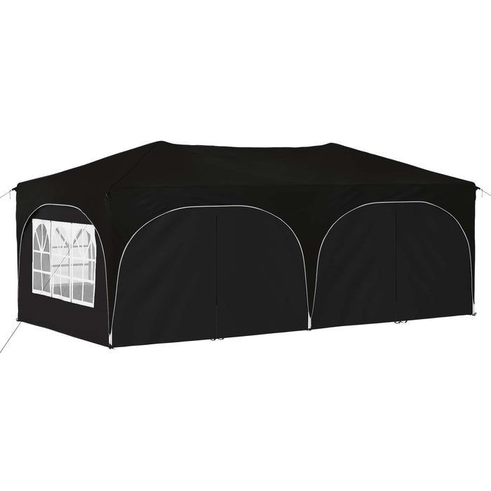 Cort de Petrecere Pop-up Negru 575 x 288 x 245 cm - WALTI WALTI