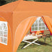 Cort de Petrecere Pop-up Portocaliu 575 x 288 x 245 cm - WALTI WALTI