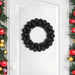 Coronite cu bile de Craciun 2 pcs Negru 33 x 33 x 7 cm - WALTI WALTI