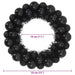 Coronite cu bile de Craciun 2 pcs Negru 33 x 33 x 7 cm - WALTI WALTI