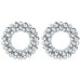 Coronite cu bile de Craciun 2 pcs Argintiu 33 x 33 x 7 cm - WALTI WALTI