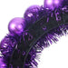 Coronite cu bile de Craciun 2 pcs Violet 33 x 33 x 7 cm - WALTI WALTI