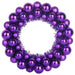 Coronite cu bile de Craciun 2 pcs Violet 33 x 33 x 7 cm - WALTI WALTI
