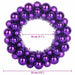 Coronite cu bile de Craciun 2 pcs Violet 33 x 33 x 7 cm - WALTI WALTI