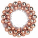 Coronite cu bile de Craciun 2 pcs Rose Gold 33 x 33 x 7 cm - WALTI WALTI