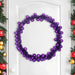 Ghirlandă cu Bile de Crăciun Violet 186 cm Polistiren - WALTI WALTI