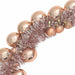 Ghirlandă cu Bile de Crăciun Rose Gold 186 cm Polistiren - WALTI WALTI