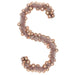Ghirlandă cu Bile de Crăciun Rose Gold 186 cm Polistiren - WALTI WALTI