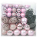 Set de Globuri de Crăciun cu 300 LED 120 pcs Roz Plastic - WALTI WALTI