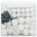 Set de Globuri de Crăciun cu 300 LED 120 pcs Alb Plastic - WALTI WALTI