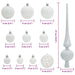 Set de Globuri de Crăciun cu 300 LED 120 pcs Alb Plastic - WALTI WALTI